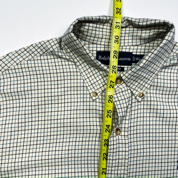 Plaid * Polo Ralph Lauren Classic Classic Fit Long Sleeve Button Down Shirt - XL - Picture 4 of 4